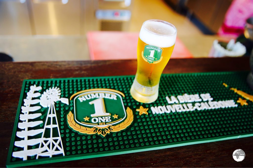 The popular 'Number One' beer really is #1 in New Caledonia.