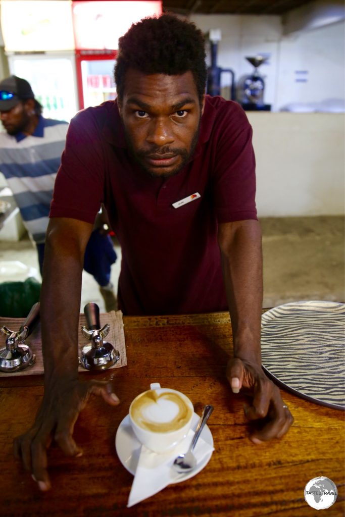Amazingly fresh coffee served with a hint of friendly attitude at the Tanna Roasting Company.
