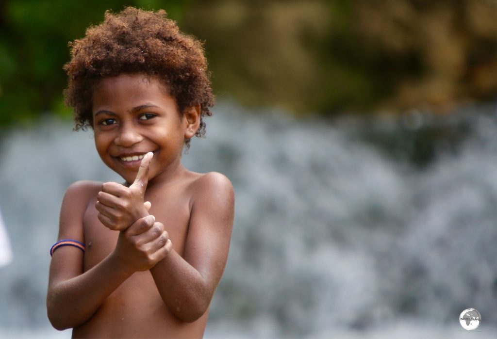 You are always greeted with a warm smile on Vanuatu.