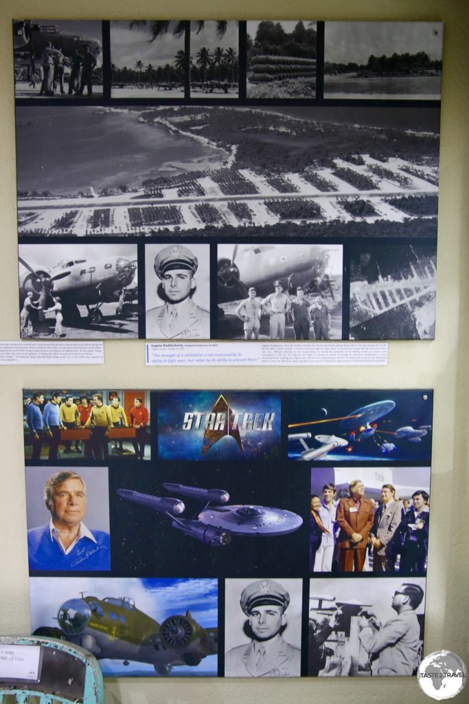 The 'Gene Roddenberry' display at the South Pacific War museum in Luganville.