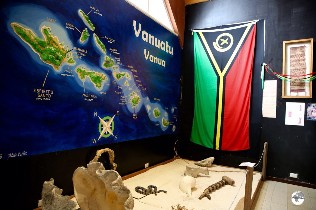 A display at the Vanuatu National Museum in Port Vila.