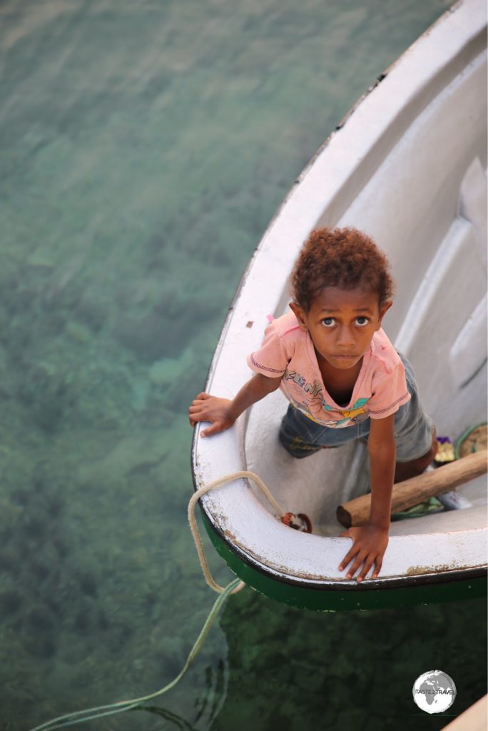 Waiting on the boat in Port Vila.