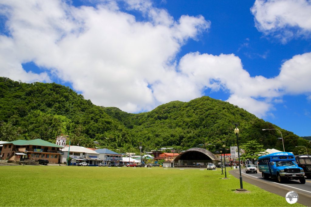 Downtown Pago Pago, the sleepy capital of American Samoa.