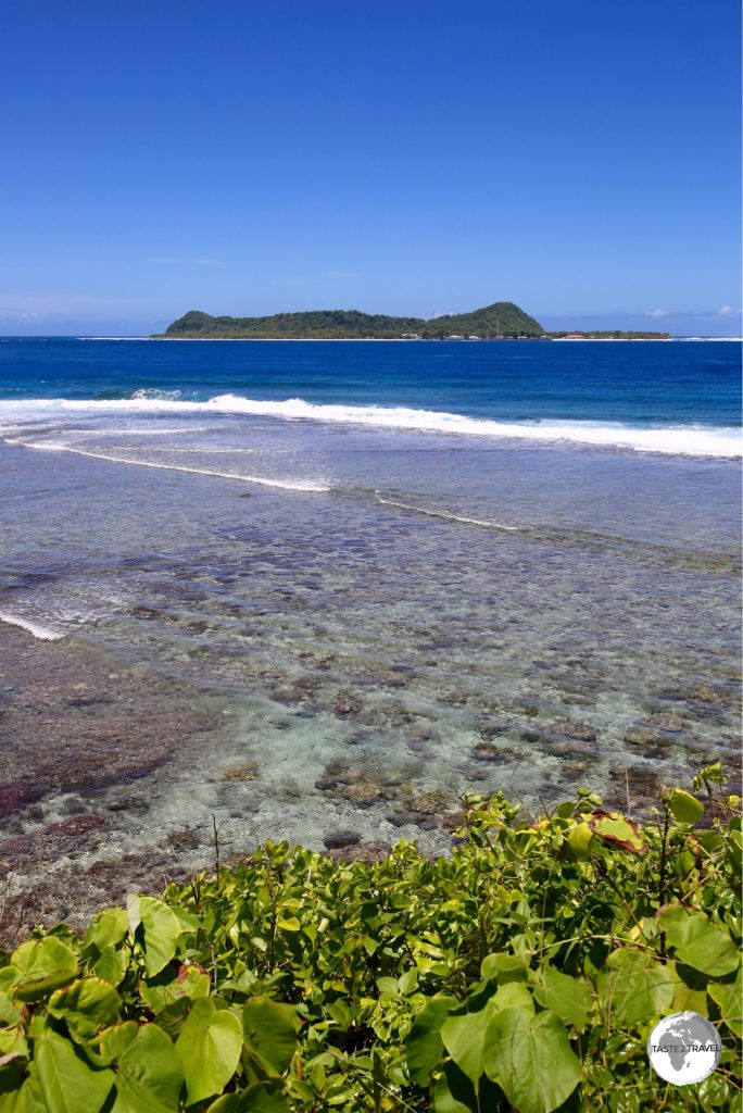 A view of Aunu'u Island from Tutuila.