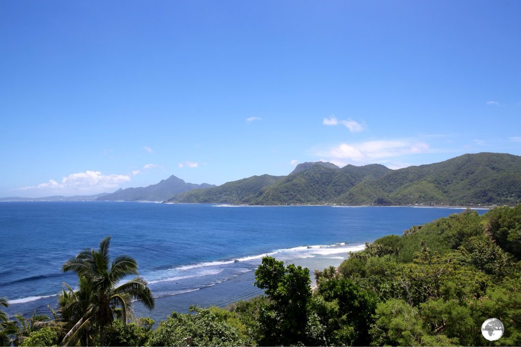 A view along the south coast of Tutuila.