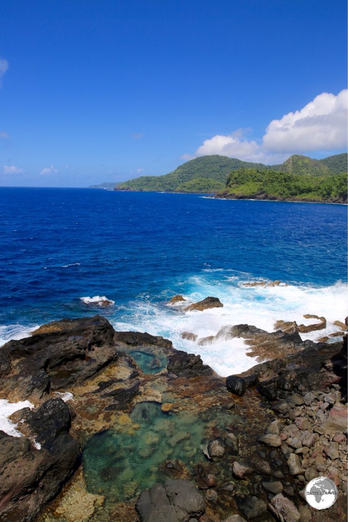 The view of Afono Bay from Craggy point.