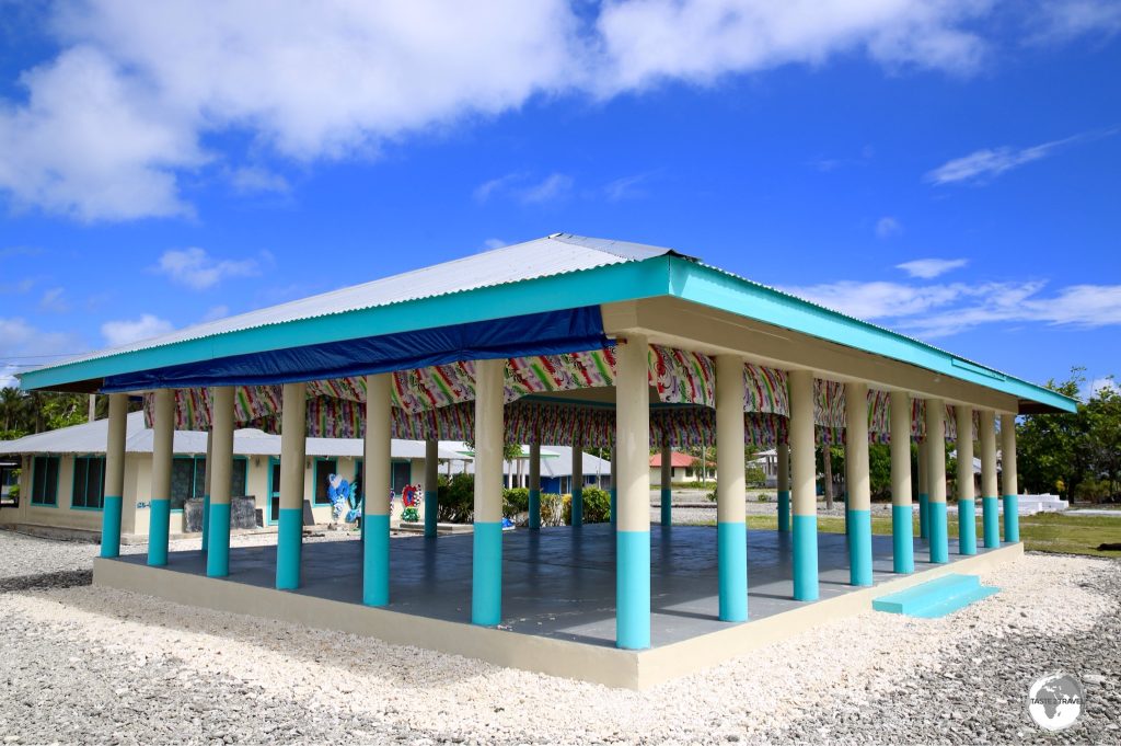 A meeting house on Aunu'u Island.