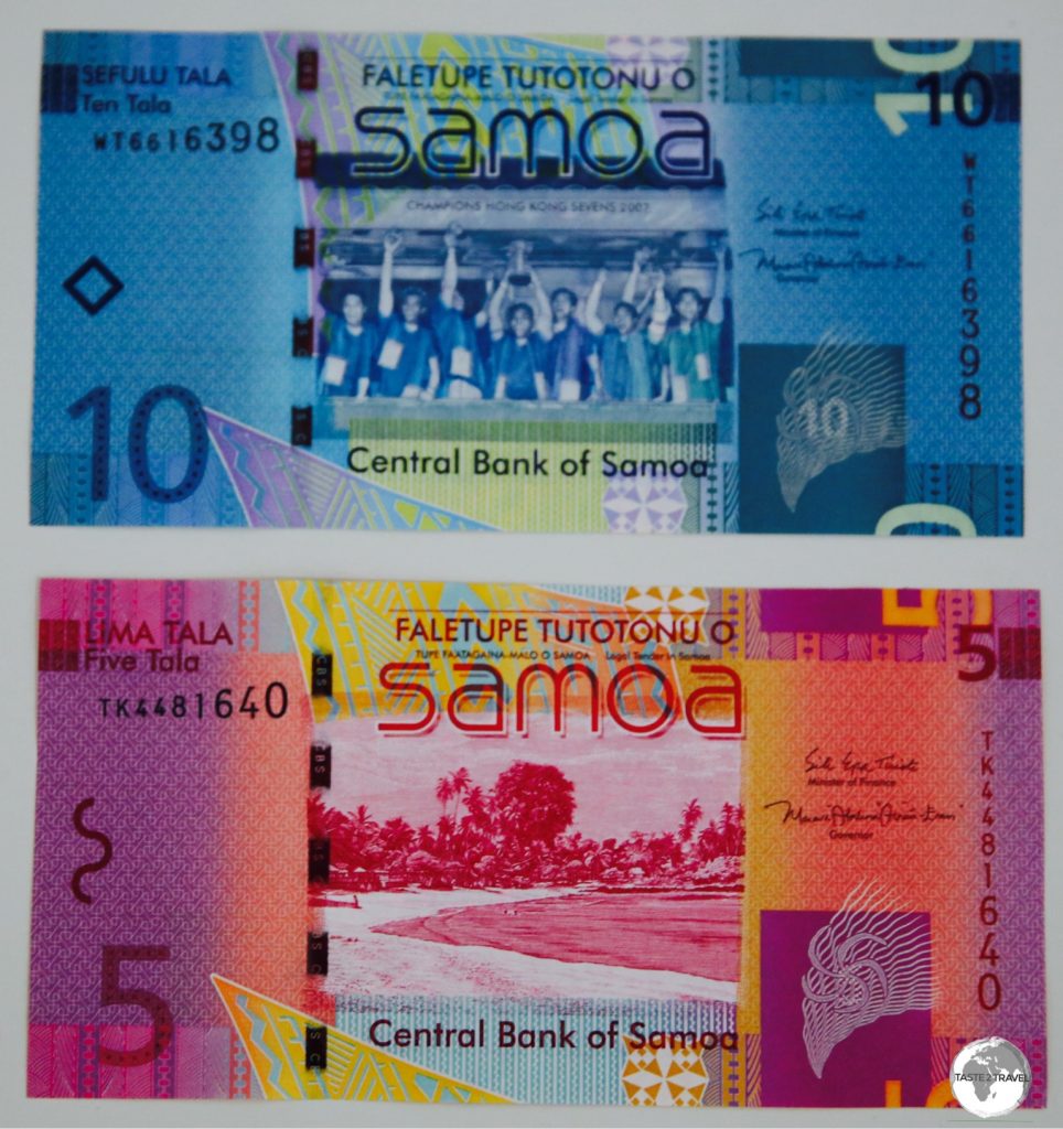 Samoan Tala notes.