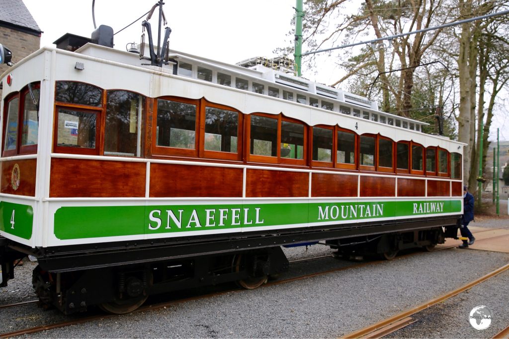 The town of Laxey is the starting point for the Snaefell Railway.