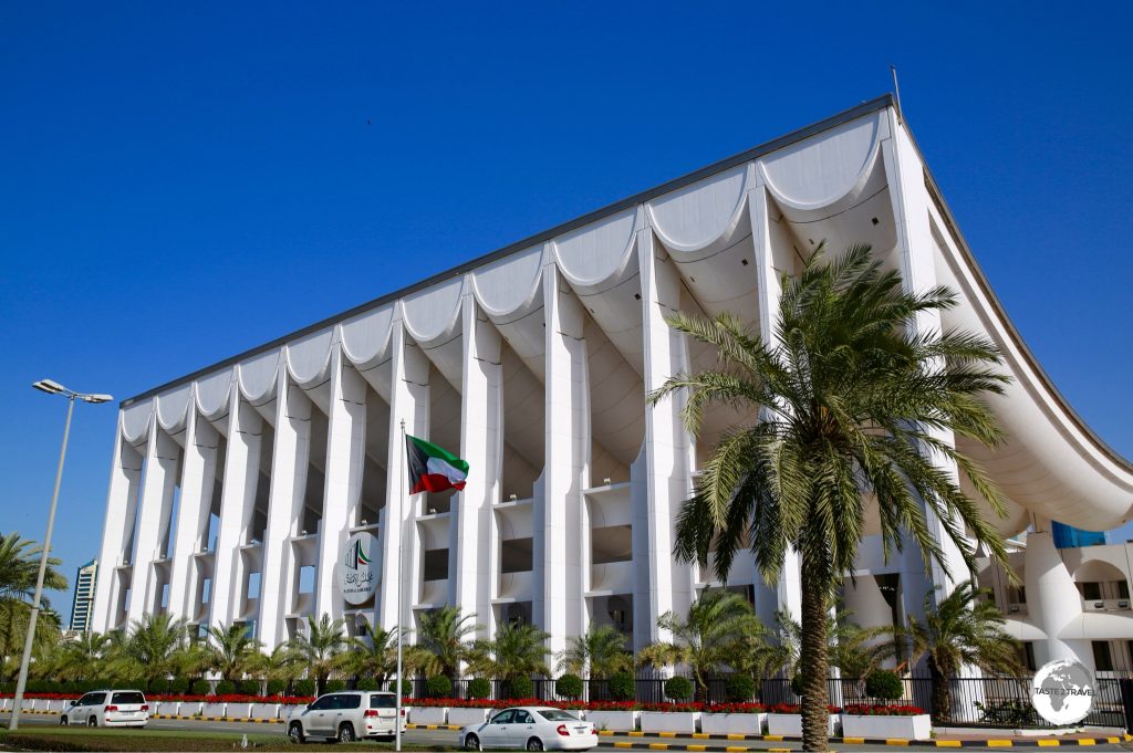 The National Assembly building was designed by Danish architect Jørn Utzon.