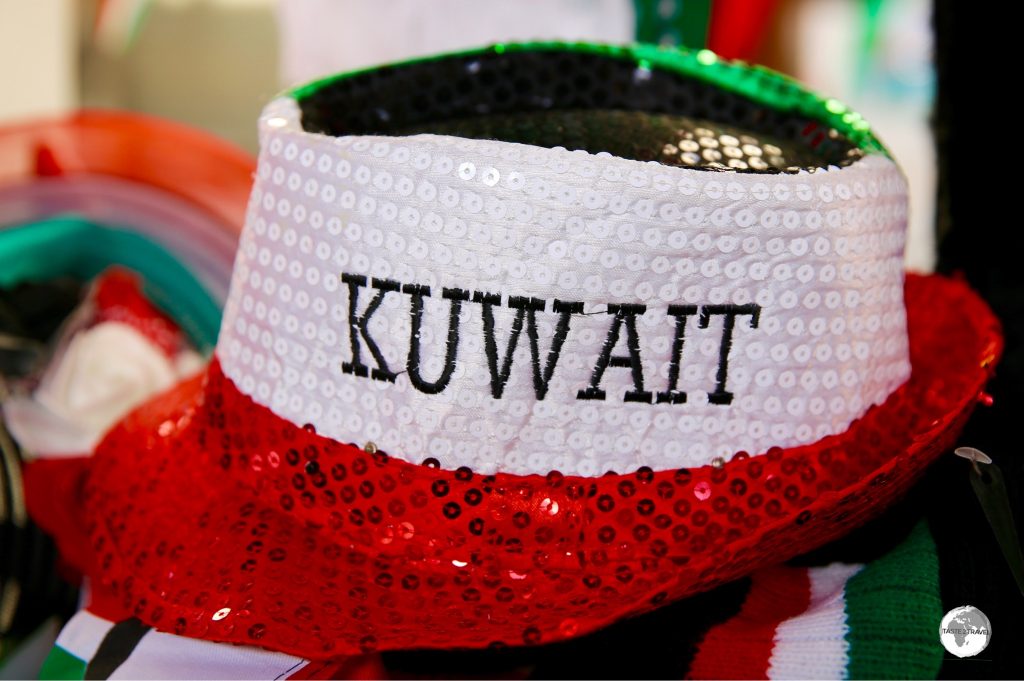 Kuwaitis are very patriotic, with their flag featured on all sorts of merchandise.