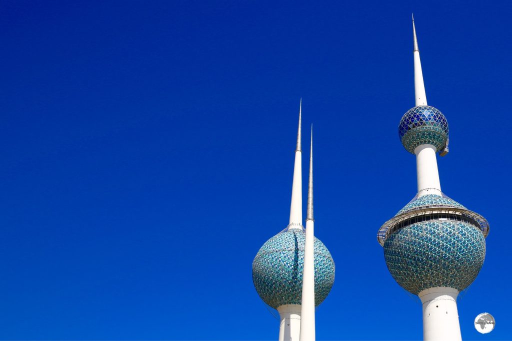 The Kuwait Towers are the main iconic symbol of Kuwait.
