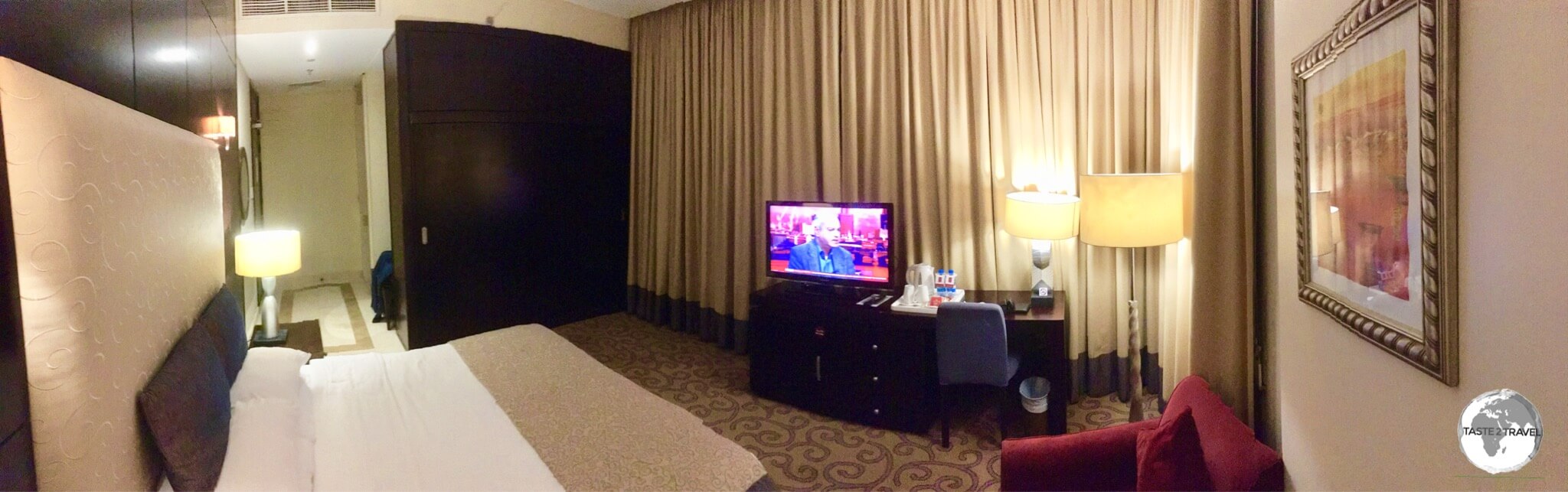 My room at the Century Hotel in Doha.