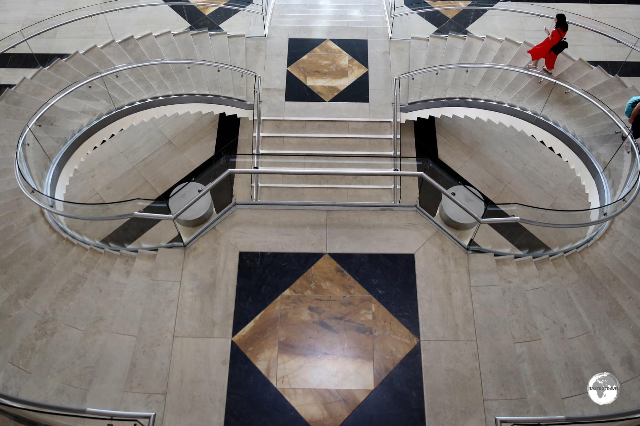 IM Pei has created perfectly symmetrical spaces throughout the MIA.