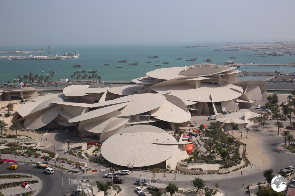 The newly opened National Museum of Qatar was designed by Jean Novel who was inspired by a desert rose.