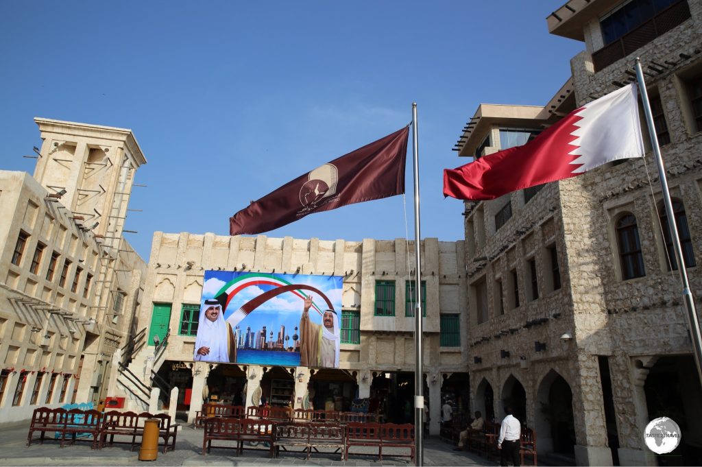 Souk Waqif lies in the heart of Doha old town.