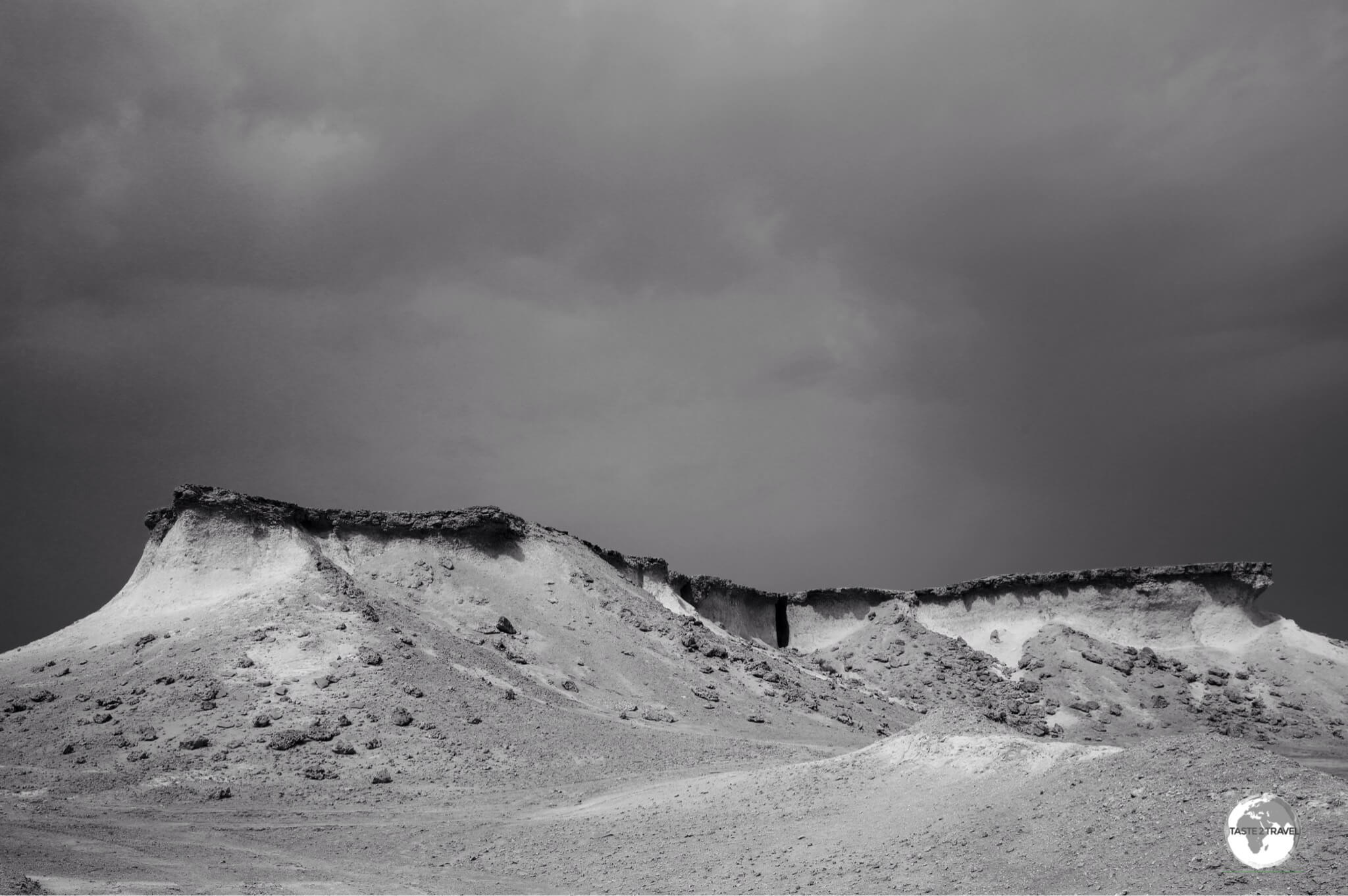The otherworldly landscapes around Zakreet.