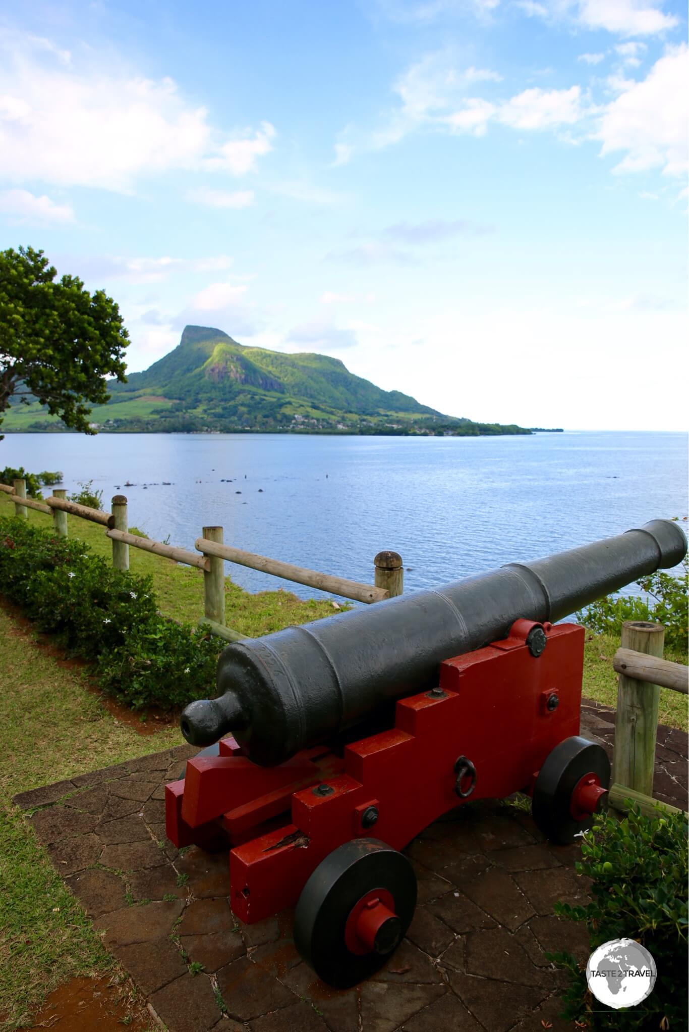 A stunning view of Grand Port and Lion mountain from Falaise Rouge.