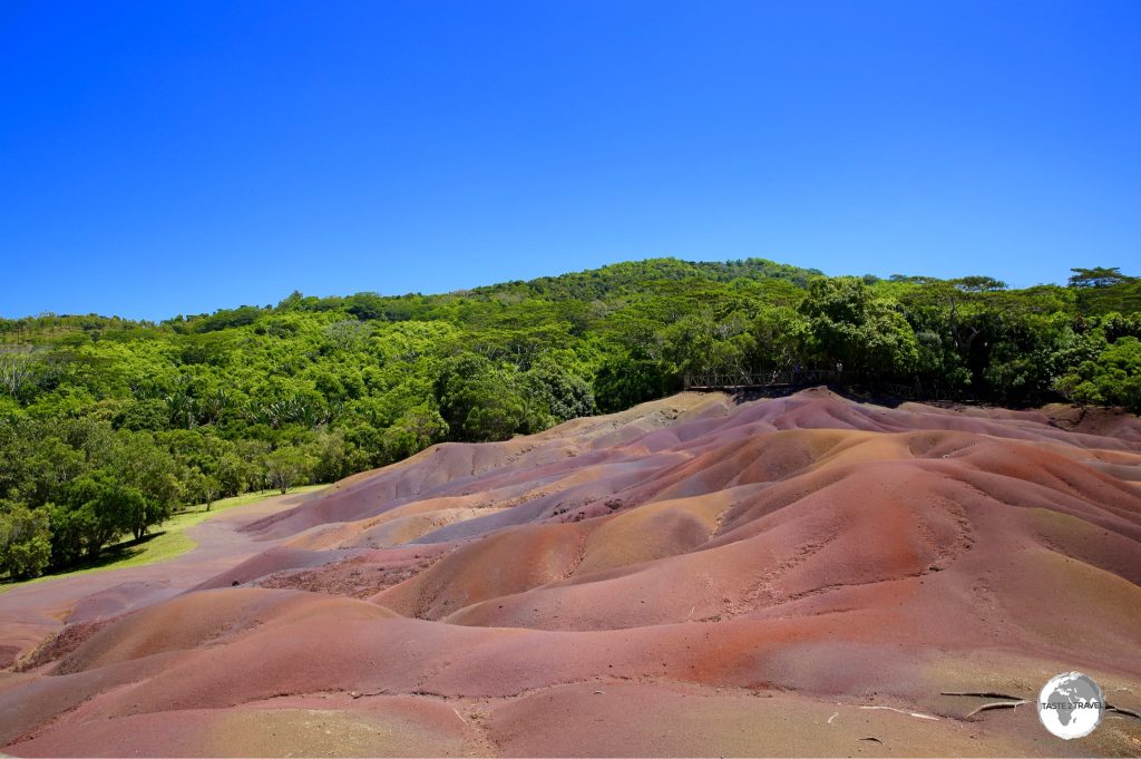 One of the highlights of Mauritius – ‘Seven Coloured Earth’ in Charmarel.