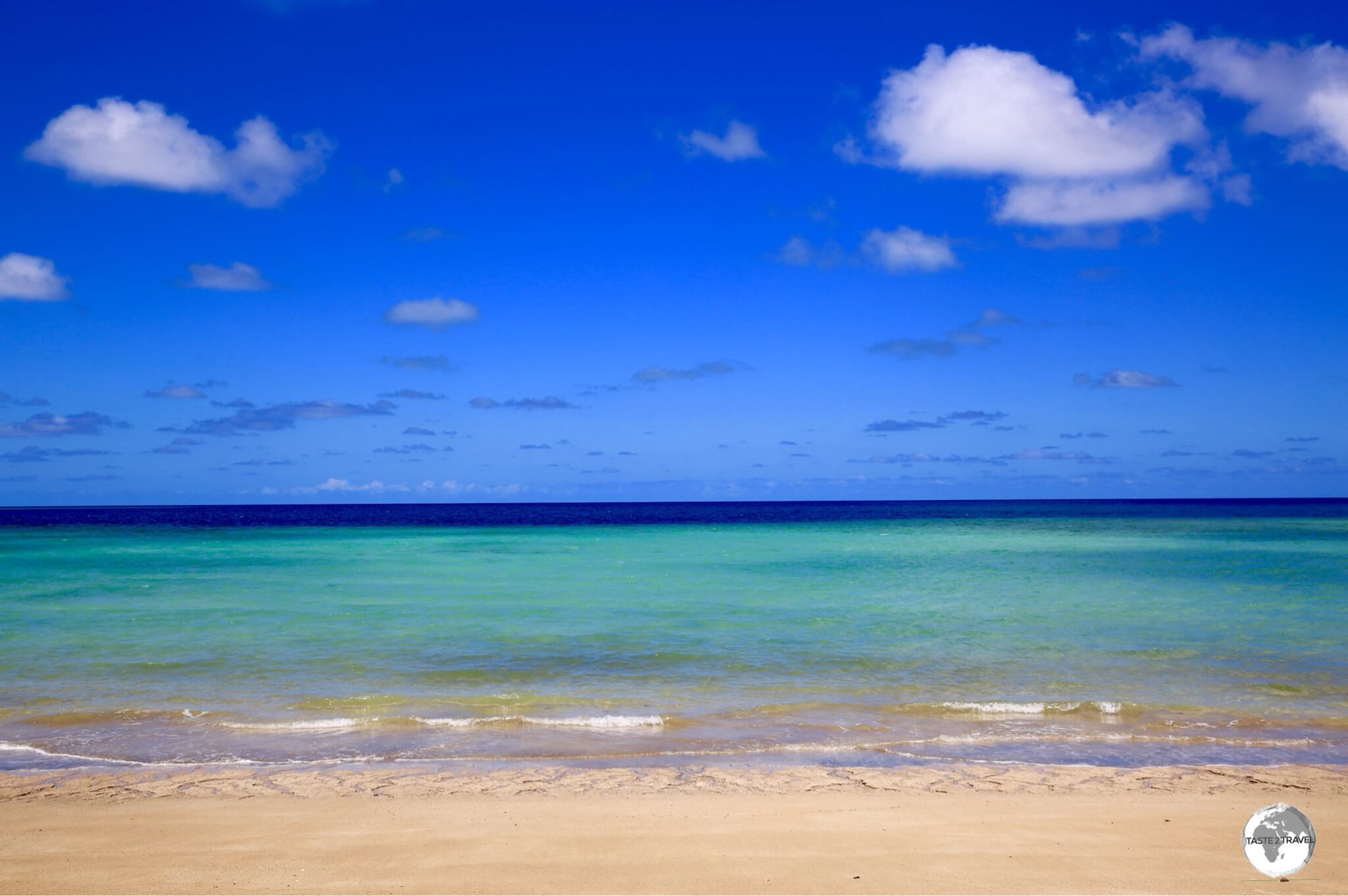 Located on the southwest coast, N'Gouja beach is home to a large sea-grass bed which attracts lots of turtles.