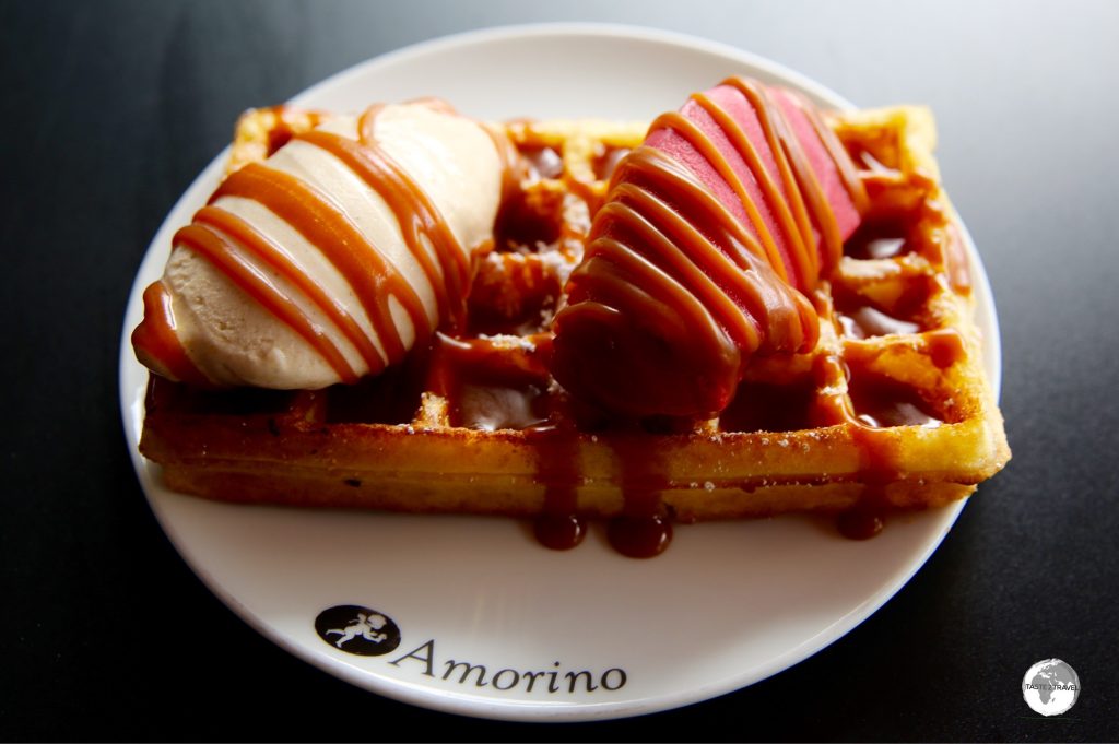 Many treats on Reunion are surprisingly affordable, including waffles and ice-cream.