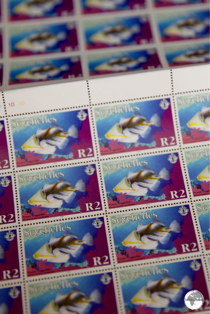 This definitive stamp from 2012 makes for an affordable souvenir at just US$0.15 each.