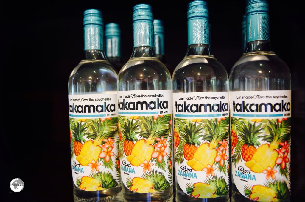 The Takamaka white rum is a popular mixer, used in many local cocktails.