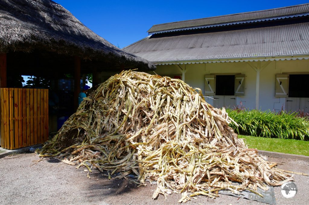 Once squeezed of its juice, the leftover cane is returned to the farmers to be used as fertiliser.
