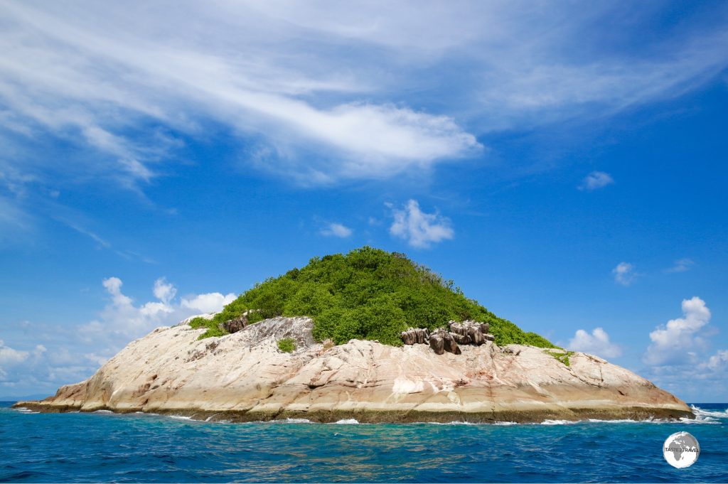 Booby Island gets its name from the numerous flocks of boobies who nest here.