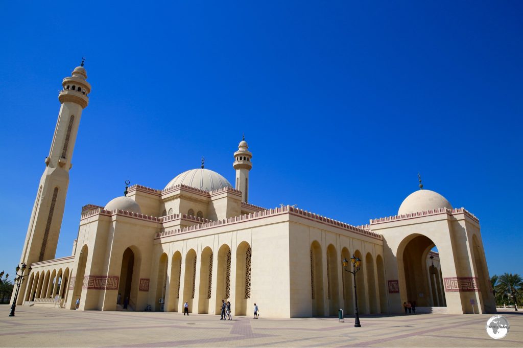 The Al Fatih mosque is the principal mosque in Bahrain.