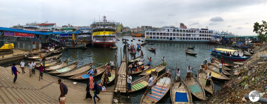 The Saderghat Boat terminal is the busiest in Bangladesh.