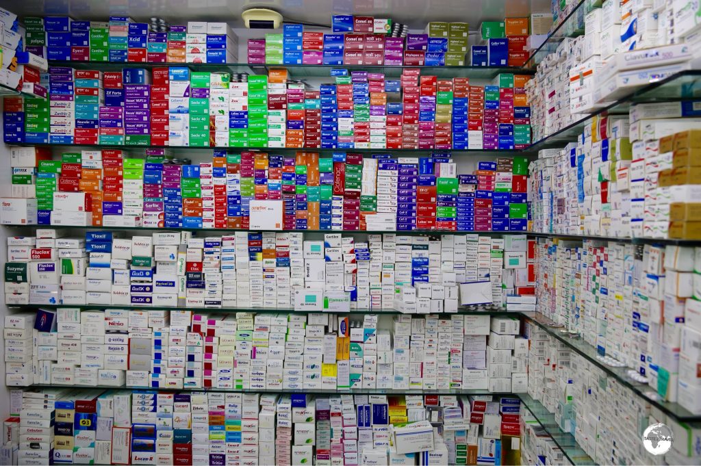 Pharmacies in Dhaka are well stocked with cheap, locally-produced generic versions of all leading drugs.