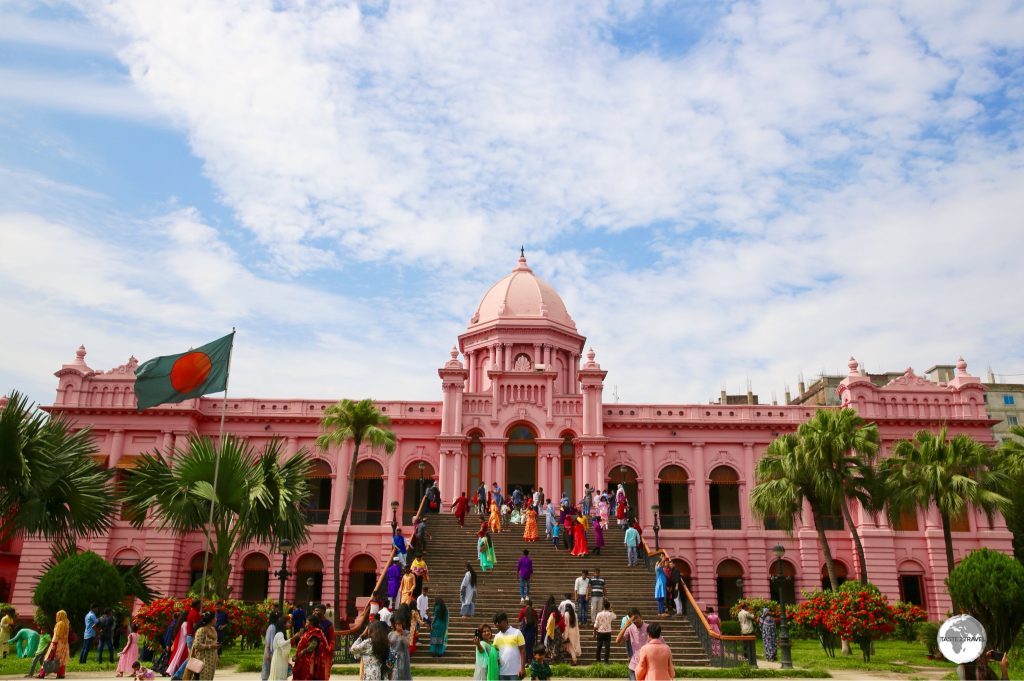 One of the jewels of Dhaka, the Pink Palace (Ahsan Manzil).