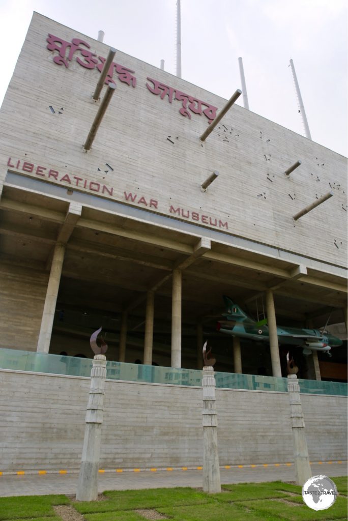 The Liberation War Museum depicts the struggle for independence.