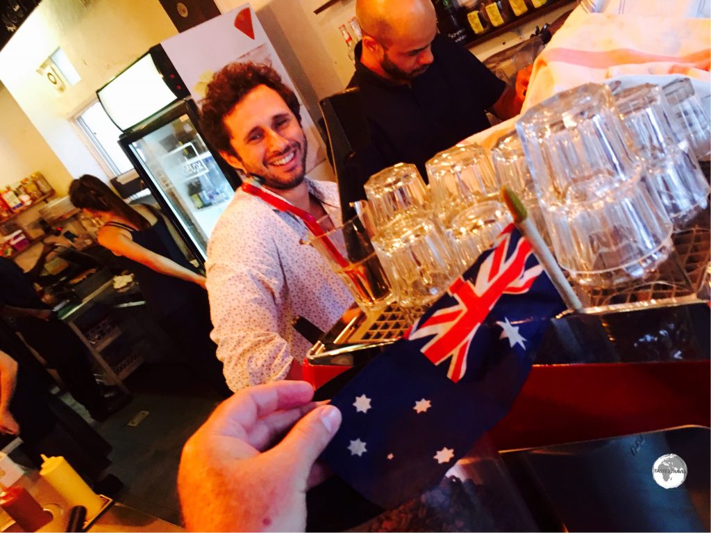 The owner of the Coffee Shop de Bourbon, Charles Petit, was inspired by the cafe culture of Australia.
