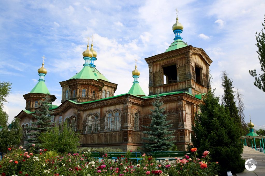 The Russian Orthodox, Holy Trinity Cathedral, is one of the highlights of Karakol.
