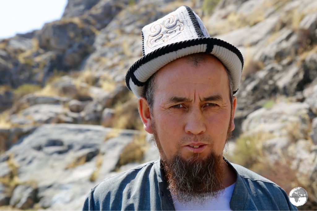 The felt Kalpak, or Ak Kalpak, is worn by Kyrgyz men as part of their everyday wardrobe.
