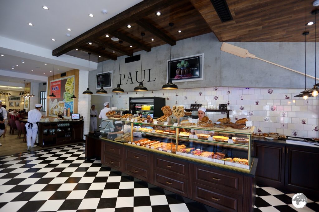 The newly opened ‘Paul’ cafe in Tashkent.