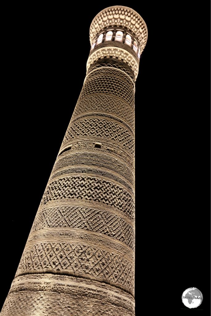The Kalyan minaret in Bukhara so impressed Genghis Khan that he ordered it to be spared when he sacked the city.
