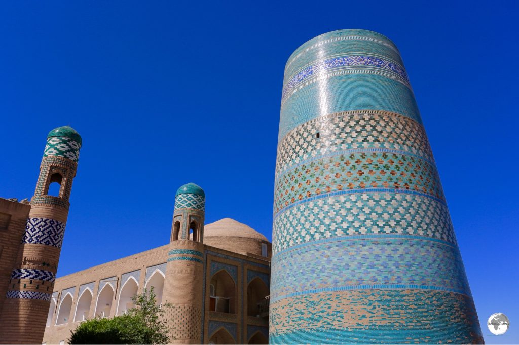 Originally planned to be three times its current height, the stunning Kalta-minor Minaret is one of the main sights of Khiva.