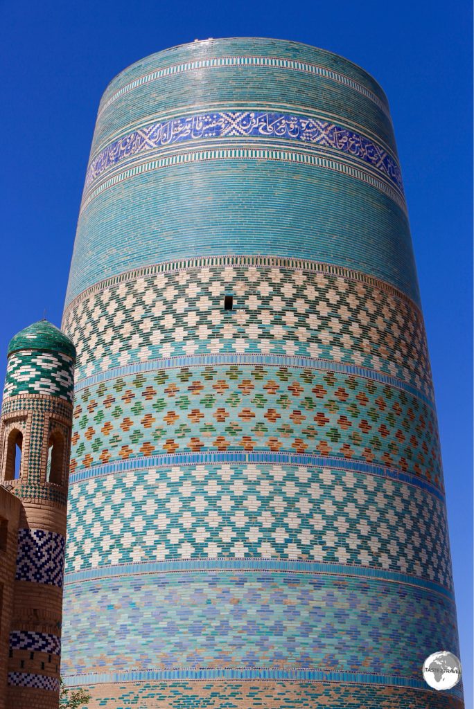 The incomplete Kalta-minor Minaret in Khiva.