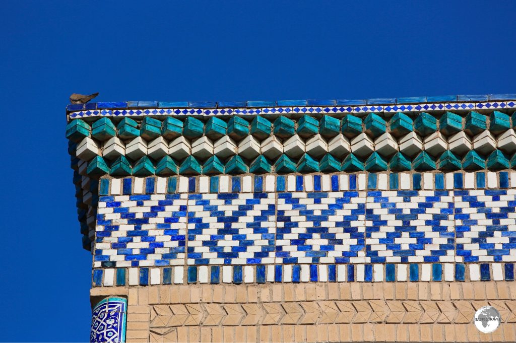 Tile-work on the Islam Khoja Madrasah.
