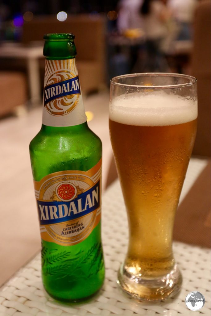 The national beer of Azerbaijan, Xirdalan is very smooth on the palette.