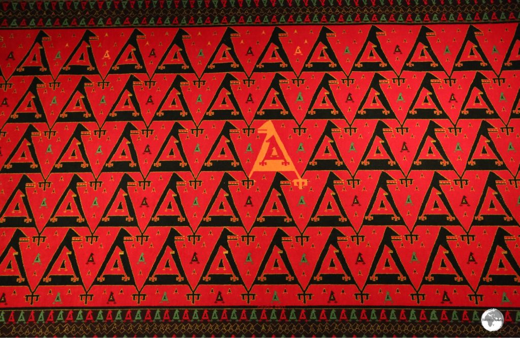 “Rebellion” – one of my favourite carpets in the modern collection of the museum.
