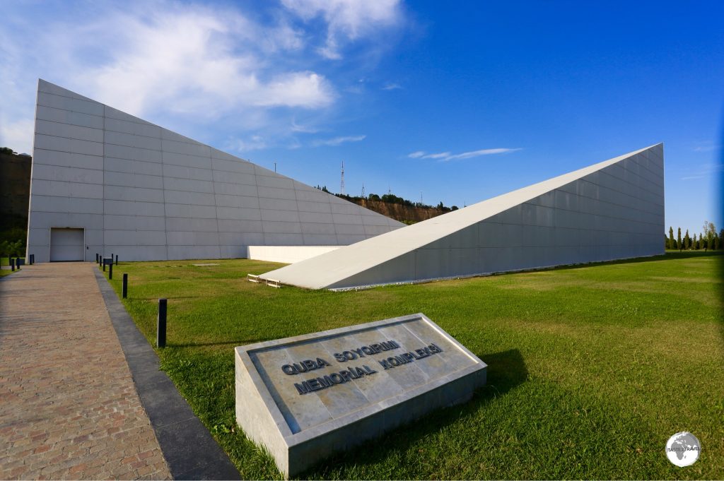 The striking Quba Genocide Memorial Complex is located on the outskirts of town.