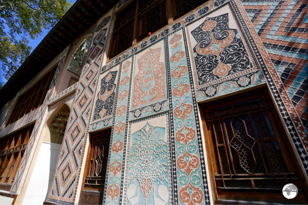 The exterior of the Palace of the Sheki Khans – photos are not allowed inside.
