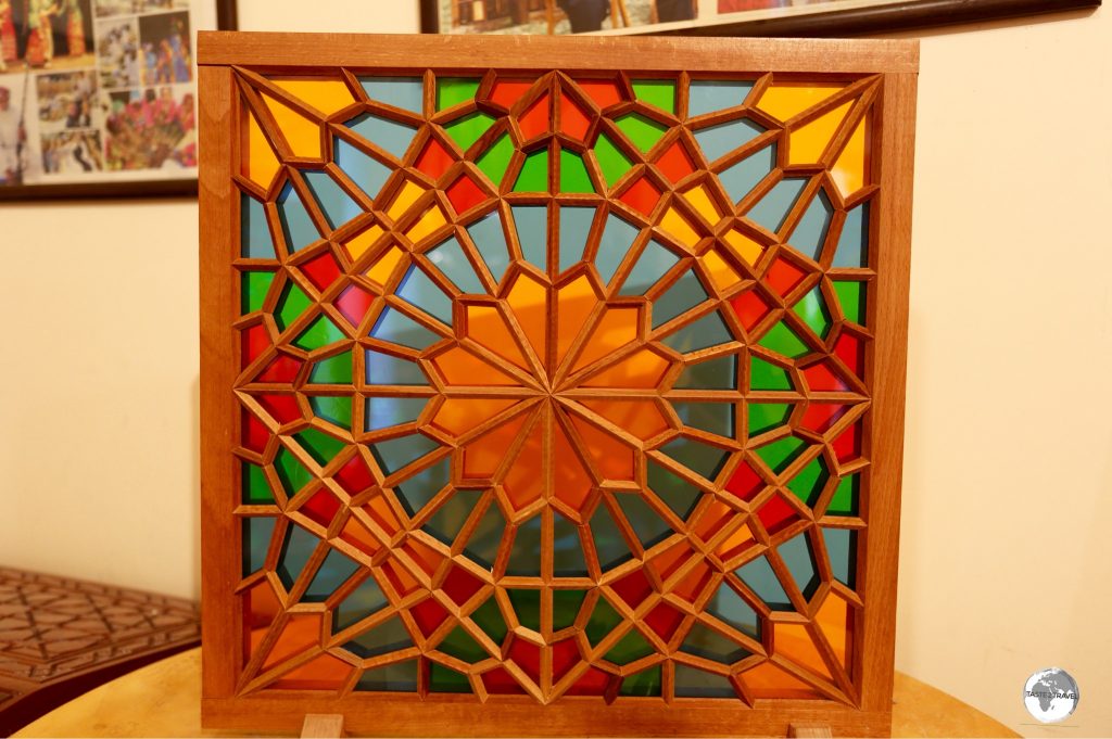A completed Shebeki panel.