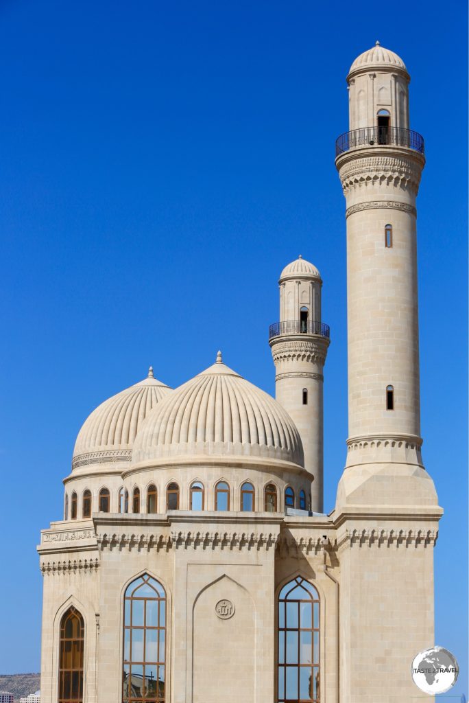The modern incarnation of the Bibi-Heybat Mosque.