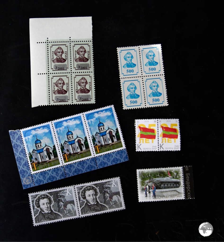 This small collection of Transnistrian stamps cost me US$3 from Tiraspol Post Office.