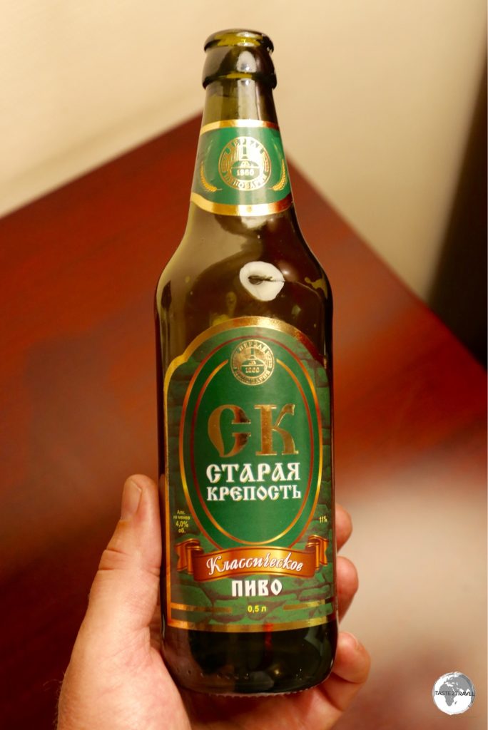 One of the local beers which is brewed by the Bender Brewing company.